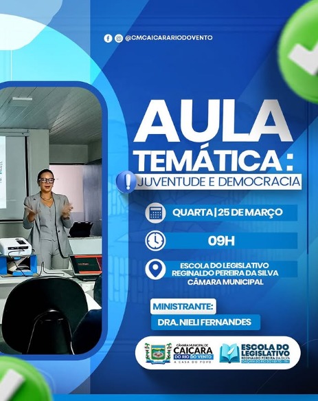 Aula especial da Escola do Legislativo!
