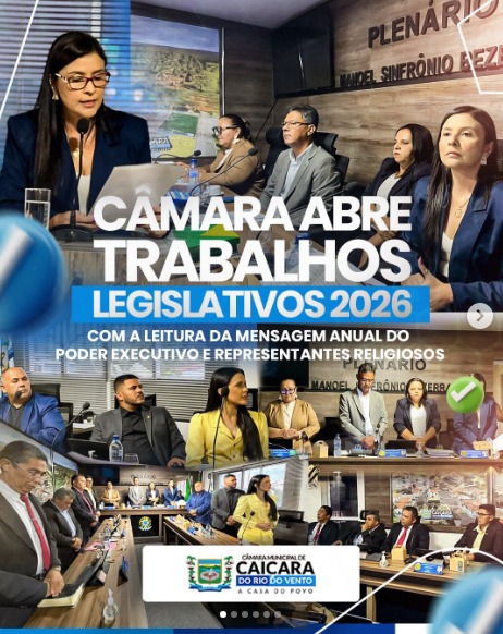 ABERTURA DOS TRABALHOS 🎙📝