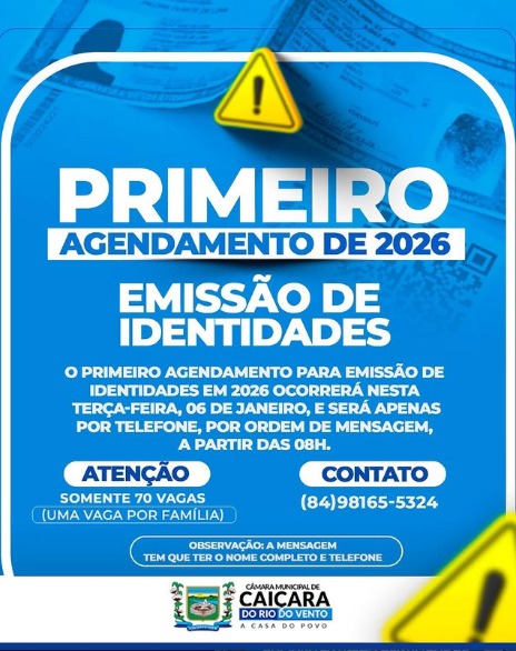 É AMANHÃ ⚠️