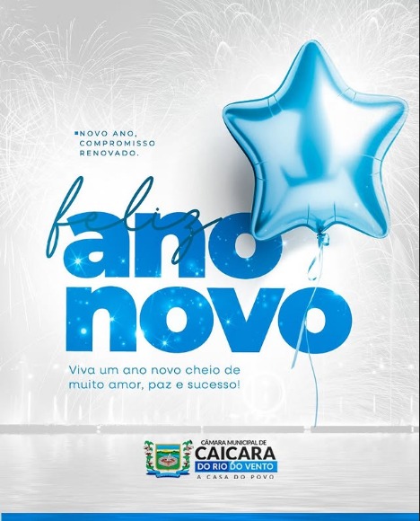 Um ano de bençãos a todos!