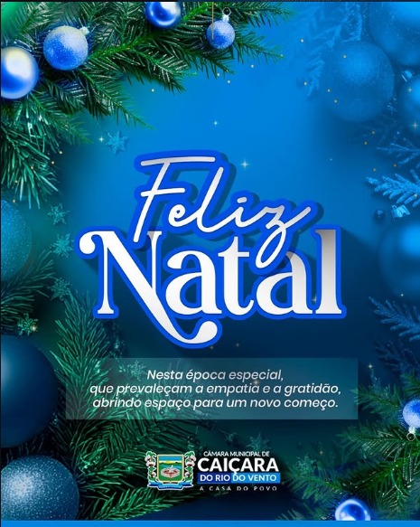 Um Natal repleto de bênçãos a todos!