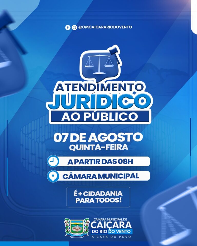 Atendimento Jurídico ao Público!