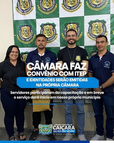 CÂMARA DE CAIÇARA EMITIRÁ IDENTIDADES EM NOSSO MUNICÍPIO