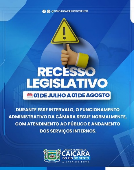 RECESSO LEGISLATIVO