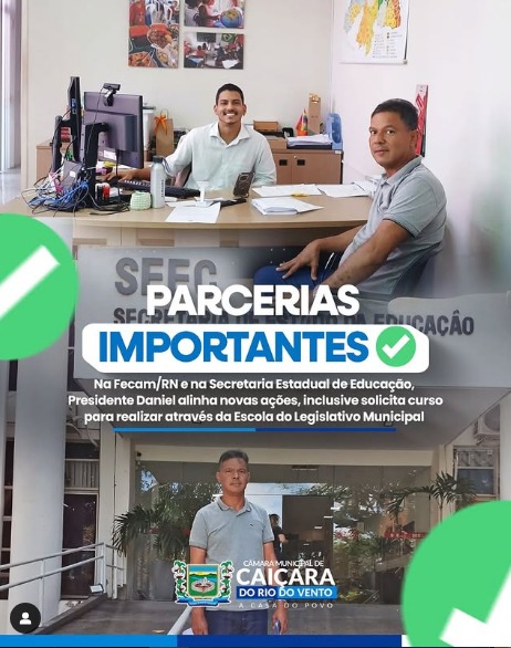 PARCERIAS IMPORTANTES
